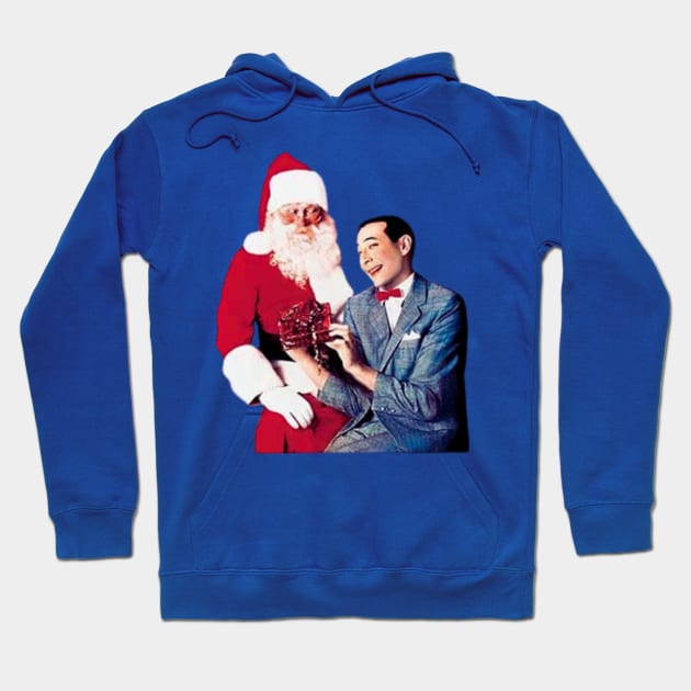 Pee Wee Herman Christmas Gift Hoodie by Purple lily studio